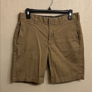 J Crew Men Stretch Bermuda Tan Shorts Waist 30